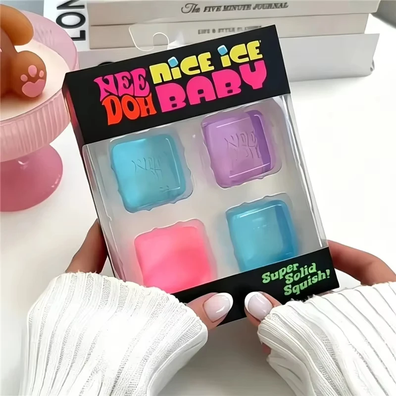 NeeDoh Mini 4 Pack Cube Squish - đánh giá và giá Fidget Cube Original