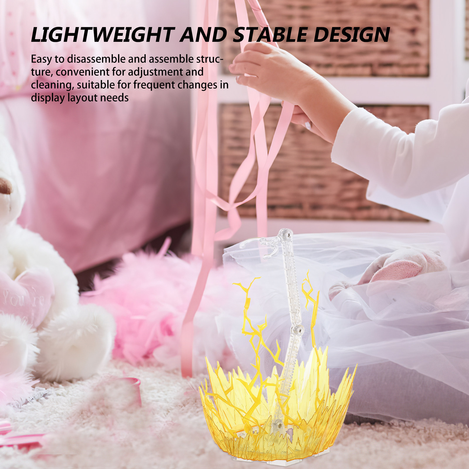 Adjustable Clear Acrylic Actio - đánh giá và giá Action Figure Stand