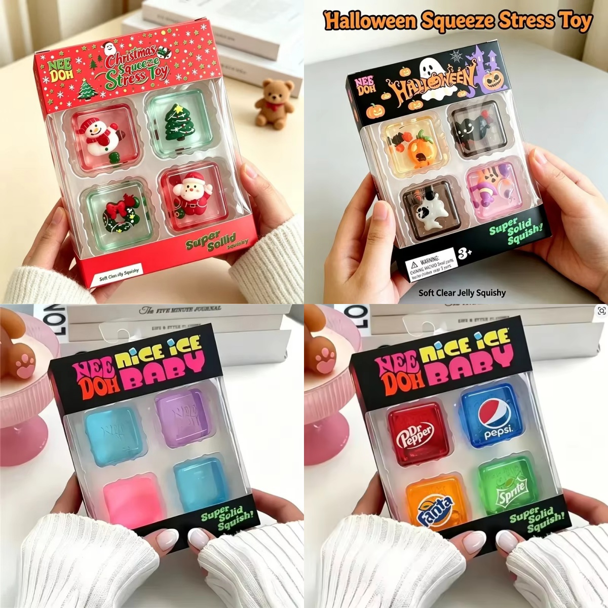 2026 new Needoh Nice Ice Baby  - đánh giá và giá Fidget Cube Original