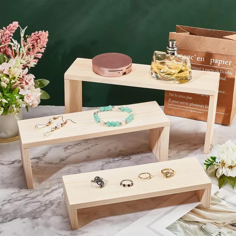 Rectangle Wood Jewelry Display - đánh giá và giá Display Risers Set
