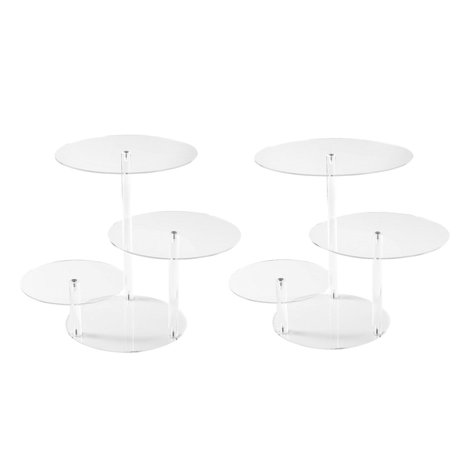 3 Tier Acrylic Cake Display St - đánh giá và giá Display Risers Set